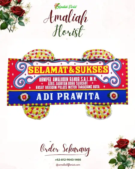 Papan Bunga Ucapan Selamat Kuta Baro